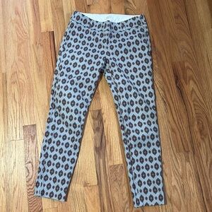 J Crew patterned pants